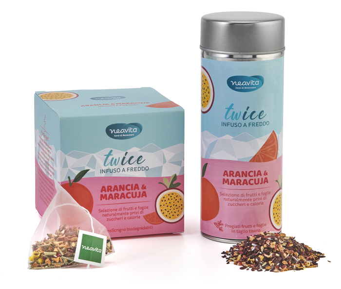 INFUSO TWICE ARANCIA E MARACUJA FILTROSCRIGNO 15 FILTRI 3,5 G - Farmacia Bartoli