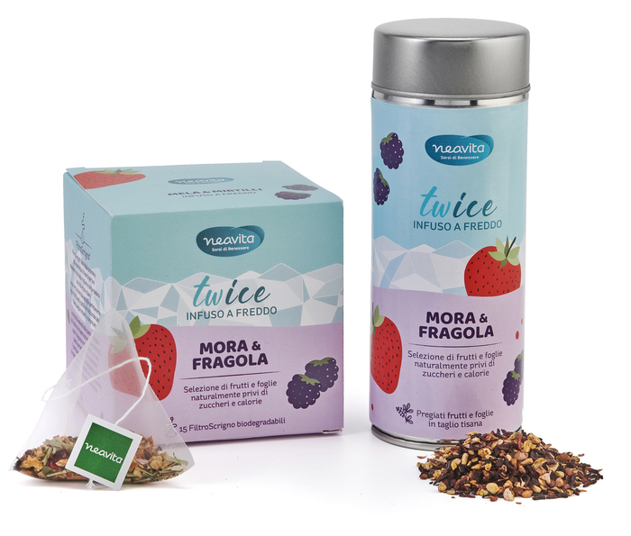 INFUSO TWICE MORA E FRAGOLA FILTROSCRIGNO 15 FILTRI 3,5 G - Farmacia Bartoli