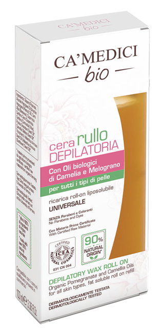 CA' MEDICI BIO CERA DEPILATORIA PER RULLO MELOGRANO E CAMELIA 100 ML - Farmacia Bartoli