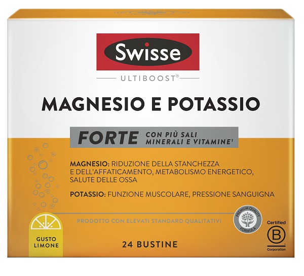SWISSE MAGNESIO POTASSIO FORTE 24 BUSTINE - Farmacia Bartoli