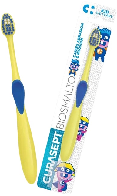 CURASEPT SPAZZOLINO BIOSMALTO KIDS 3-6 ANNI - Farmacia Bartoli