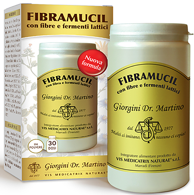 FIBRAMUCIL CON FIBRE E FERMENTI LATTICI POLVERE 120 G - Farmacia Bartoli