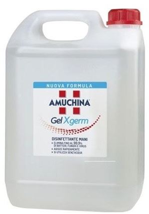 AMUCHINA GEL X-GERM DISINFETTANTE MANI 5 LITRI - Farmacia Bartoli