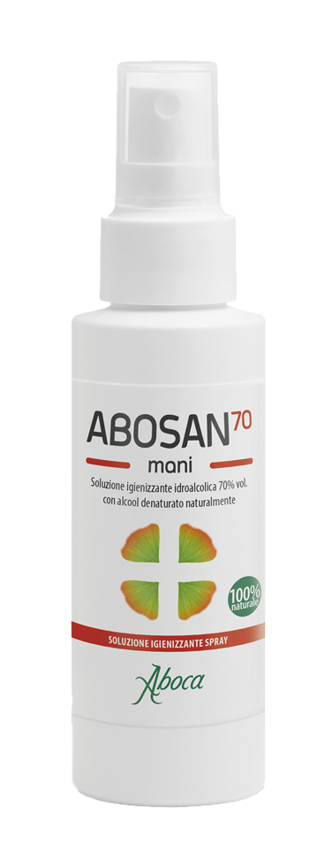 ABOSAN70 SOLUZIONE IGIENIZZANTE MANI 100 ML SPRAY - Farmacia Bartoli