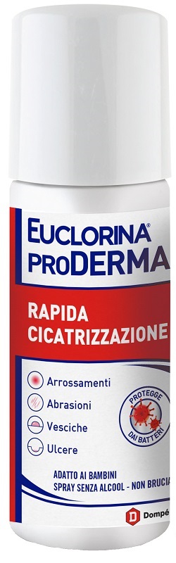EUCLORINA PRODERMA RAPIDA CICATRIZZAZIONE SPRAY 125 ML - Farmacia Bartoli