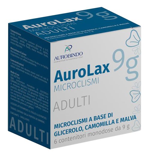 MICROCLISMI PER ADULTI AUROLAX 6 CONTENITORI 9 G - Farmacia Bartoli