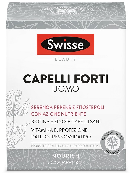 SWISSE CAPELLI FORTI UOMO 30 COMPRESSE - Farmacia Bartoli