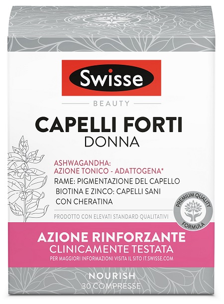 SWISSE CAPELLI FORTI DONNA 30 COMPRESSE - Farmacia Bartoli