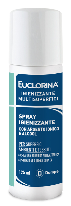 EUCLORINA IGIENIZZANTE MULTISUPERFICI SPRAY 125 ML - Farmacia Bartoli