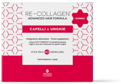RE-COLLAGEN DONNA CAPELLI UNGHIE 60 STICK - Farmacia Bartoli