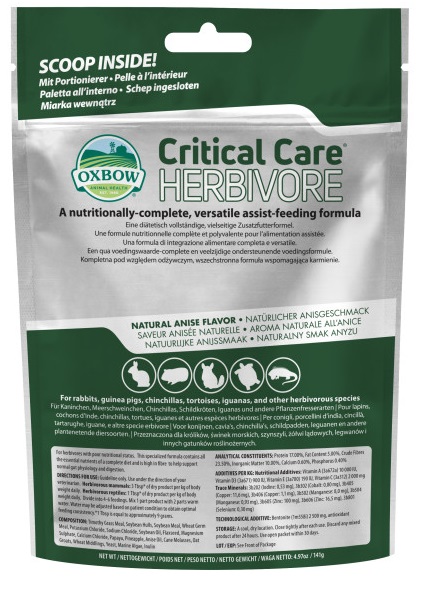 CRITICAL CARE HERBIVORE 141 G - Farmacia Bartoli