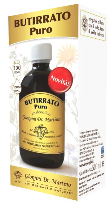 BUTIRRATO PURO LIQUIDO ANALCOLICO 500 ML - Farmacia Bartoli