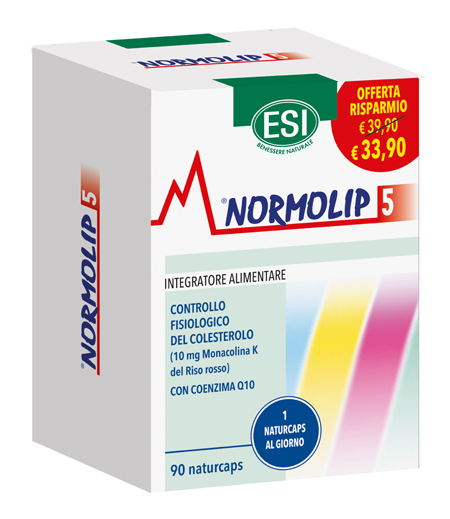ESI NORMOLIP 5 90 NATURCAPS TAGLIO PREZZO - Farmacia Bartoli
