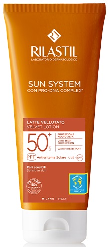 RILASTIL SUN SYSTEM PHOTO PROTECTION TERAPY SPF 50+ LATTE VELLUTANTE 200 ML - Farmacia Bartoli