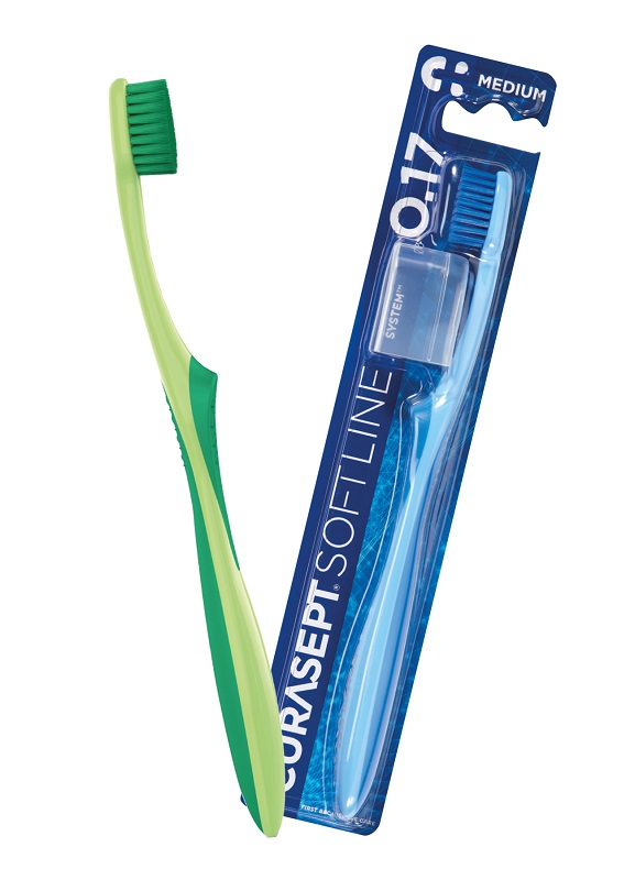 CURASEPT SPAZZOLINO MEDIUM 017 BIPACK - Farmacia Bartoli