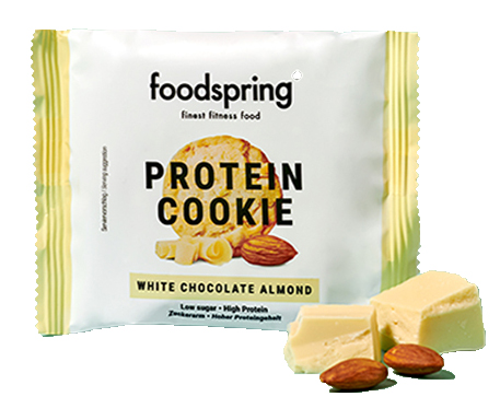 PROTEIN COOKIE CIOCCOLATO BIANCO E MANDORLA 50 G - Farmacia Bartoli