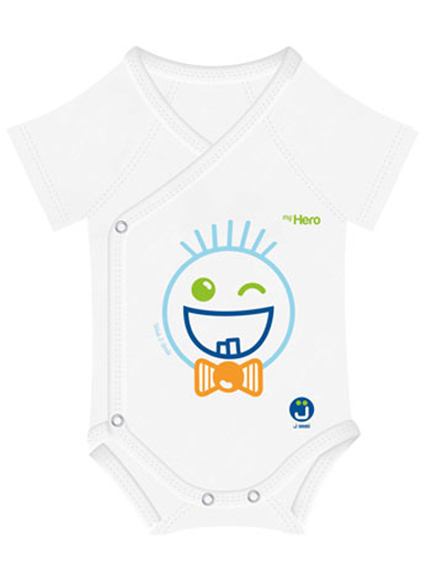 BODY MY HERO 44-62CM BIO COTTON 4 SEASON WINK & SMILE BIMBO - Farmacia Bartoli