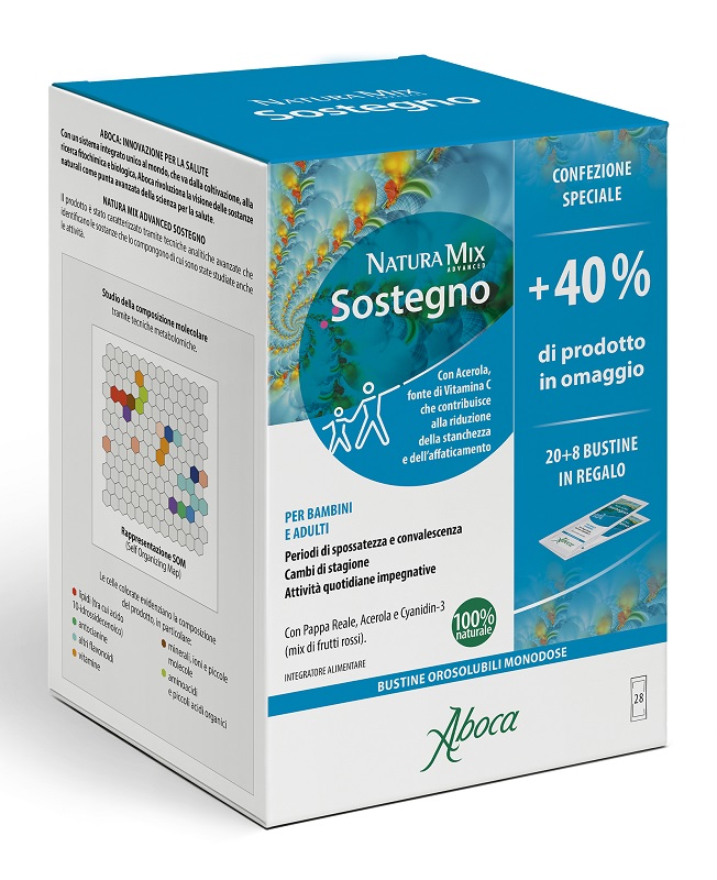 NATURA MIX ADVANCED SOSTEGNO OROSOLUBILE 28 BUSTINE CONFEZIONE SPECIALE - Farmacia Bartoli
