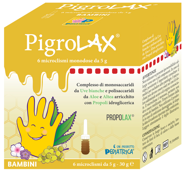 MICROCLISMA PIGROLAX BAMBINI 6 X 5 G - Farmacia Bartoli