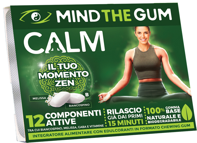 MIND THE GUM CALM 18 GOMME SENZA ZUCCHERO - Farmacia Bartoli