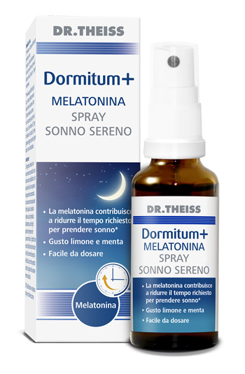 THEISS DORMITUM + MELATONINA SPRAY SONNO SERENO 30 ML - Farmacia Bartoli