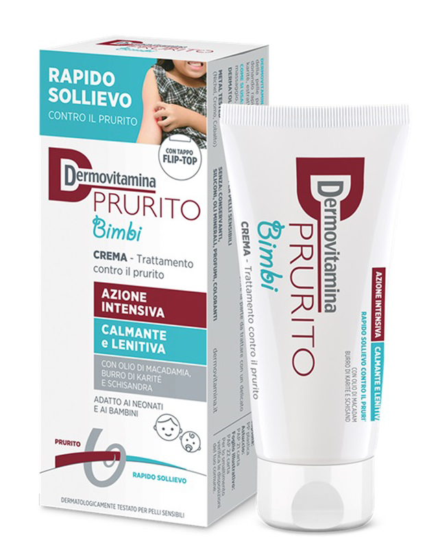 DERMOVITAMINA PRURITO BIMBI CREMA AZIONE INTENSIVA CALMANTE E LENITIVA 30 ML - Farmacia Bartoli