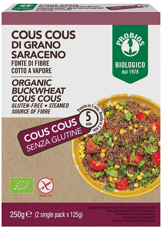 PROBIOS ALTRI CEREALI EASY COUS COUS SARACENO 250 G - Farmacia Bartoli