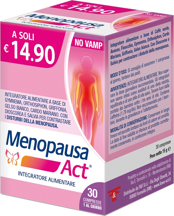 MENOPAUSA ACT 30 COMPRESSE - Farmacia Bartoli