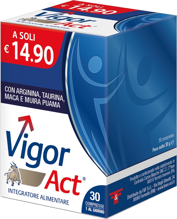 VIGOR ACT 30 COMPRESSE - Farmacia Bartoli