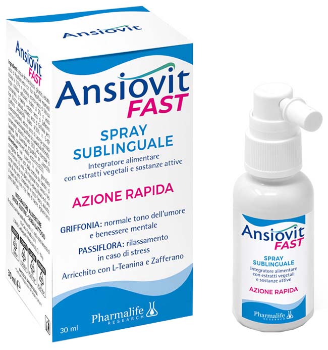 ANSIOVIT FAST SPRAY SUBLINGUALE 30 ML - Farmacia Bartoli