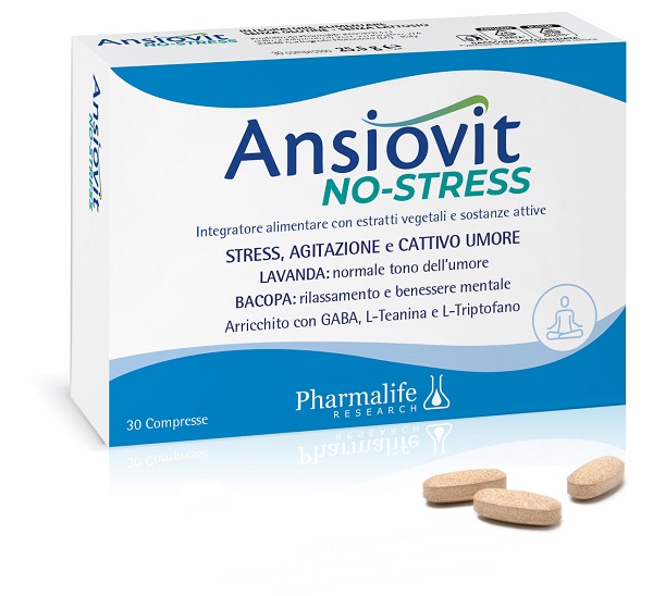 ANSIOVIT NO STRESS 30 COMPRESSE - Farmacia Bartoli