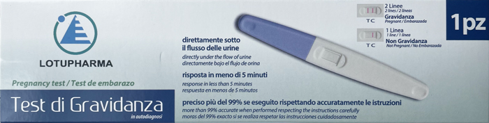 LOTUPHARMA TEST DI GRAVIDANZA 1 PEZZO - Farmacia Bartoli