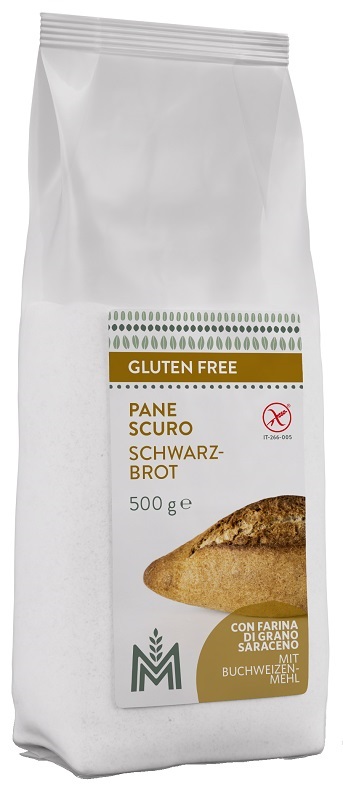 MOLINO MERANO MISCELA PER PANE SCURO SENZA GLUTINE 500 G - Farmacia Bartoli