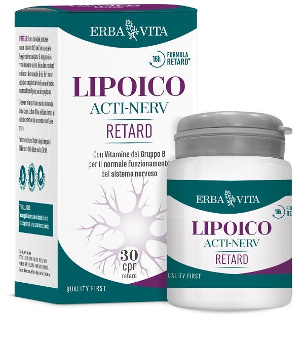 LIPOICO ACTI NERV RETARD 30 COMPRESSE - Farmacia Bartoli