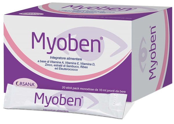 MYOBEN 20 STICK PACK MONODOSE DA 10 ML - Farmacia Bartoli