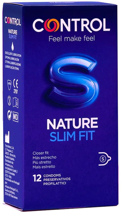 PROFILATTICO CONTROL NATURE SLIM FIT 12 PEZZI EN-SP-IT-PT - Farmacia Bartoli