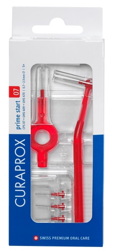 CURAPROX CPS 07 SCOVOLINO PRIME START 07 RED 5 PEZZI - Farmacia Bartoli