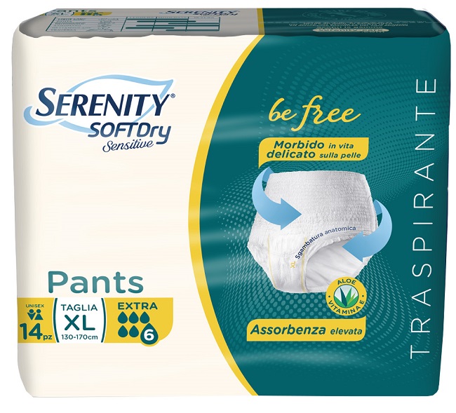 SERENITY PANTS SD SENSITIVE EXTRA XL 14 PEZZI - Farmacia Bartoli