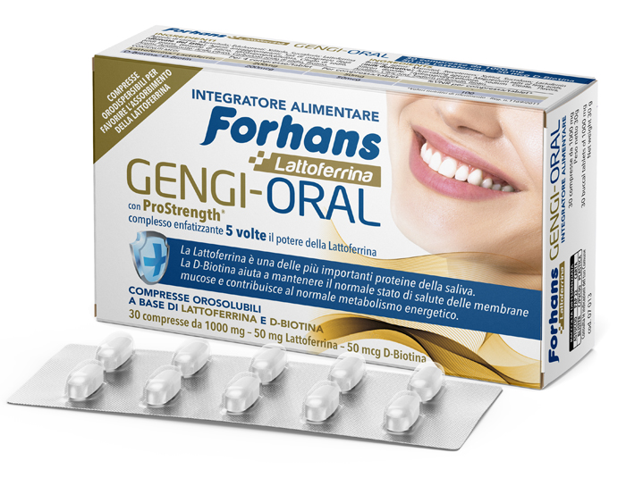 FORHANS LATTOFERRINA GENGI ORAL 30 COMPRESSE - Farmacia Bartoli