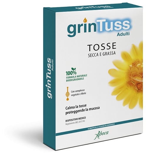 GRINTUSS ADULTI SCIROPPO 12 FLACONCINI MONODOSE - Farmacia Bartoli