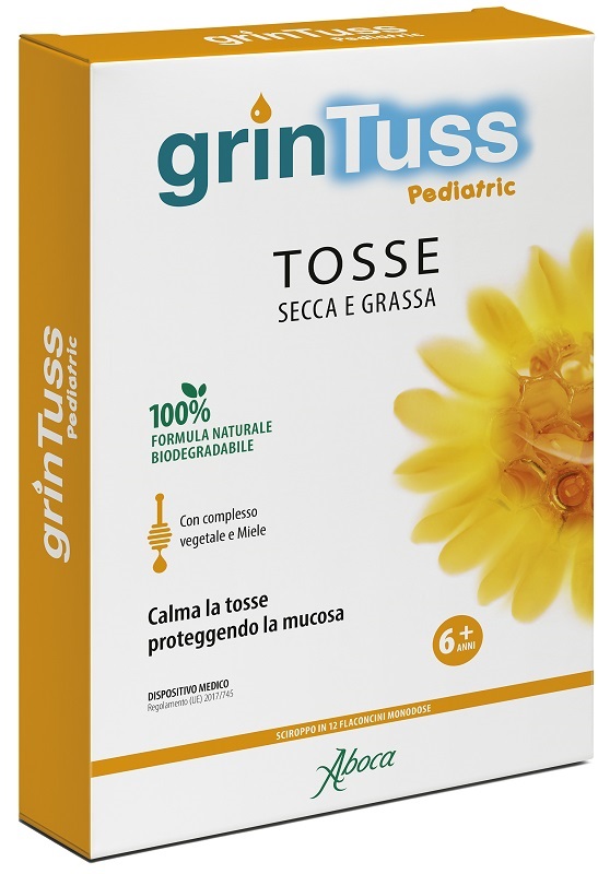 GRINTUSS PEDIATRIC SCIROPPO 12 FLACONCINI - Farmacia Bartoli