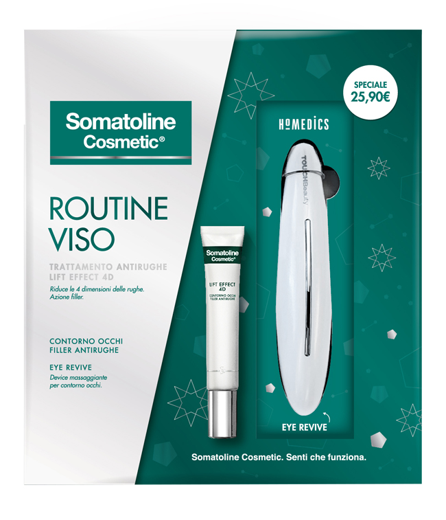 SOMATOLINE COSMETIC COFANETTO LIFT EFFECT 4D CONTORNO OCCHI 15 ML + EYE REVIVE - Farmacia Bartoli