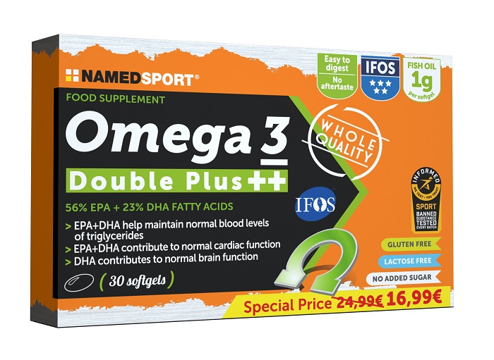 OMEGA 3 DOUBLE PLUS 30 SOFTGEL PROMO - Farmacia Bartoli