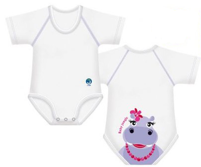 BODY 0-36M BIO COTTON 4SEASON BABY JUNGLE IPPOPOTAMO - Farmacia Bartoli