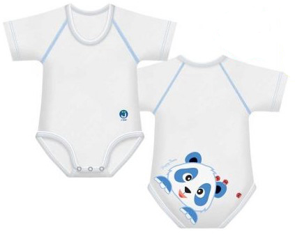 BODY 0-36M BIO COTTON WARM HAPPY BEARS PANDA - Farmacia Bartoli