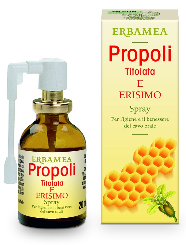 PROPOLI ERISIMO TITOLATA SPRAY 20 ML - Farmacia Bartoli