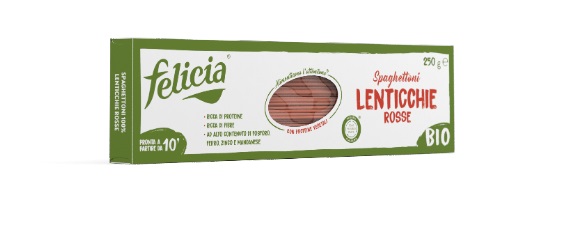 FELICIA SPAGHETTONI LENTICCHIE ROSSE 250 G - Farmacia Bartoli
