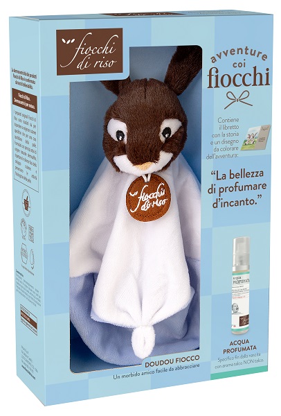 FIOCCHI DI RISO COFANETTO AVVENTURE DOUDOU AZZURRO - Farmacia Bartoli