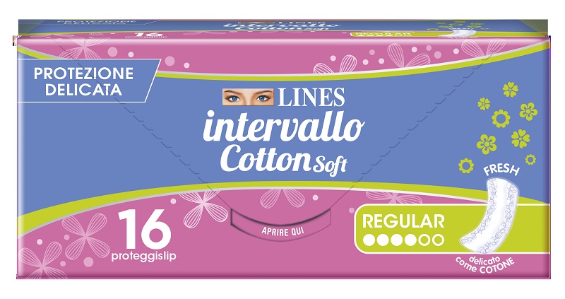 PROTEGGISLIP LINES INTERVALLO COTTON SOFT FRESH DISTESI 16 PEZZI - Farmacia Bartoli