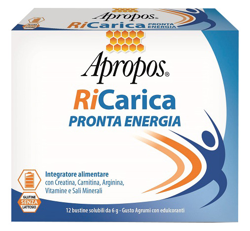APROPOS RICARICA PRONTA ENERGIA 12 BUSTINE 6 G - Farmacia Bartoli
